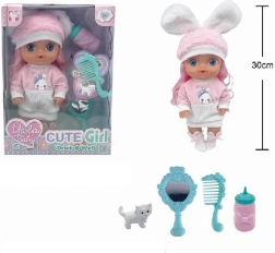 lutka 30 cm pije i piški s dodacima