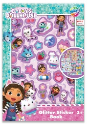 Šljokičaste naljepnice Gabinin čarobni kućica A5, 8 listova