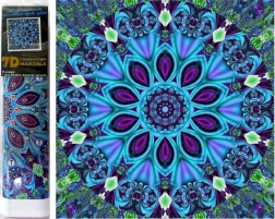 Dijamantno slikanje 7D Magična mandala 30 × 30 cm