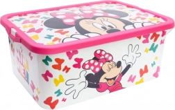 Plastična kutija za pohranu 13 l MINNIE s poklopcem