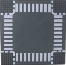 Građevinska podloga za kocke – cestovno raskrižje 26 × 26 cm