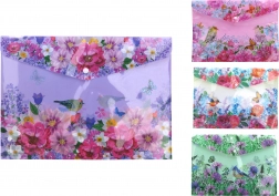 Mapa s drukom 35 × 25 cm – cvijeće