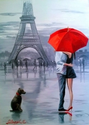 Enjoy Puzzle Pariz za dvoje 1000 dijelova