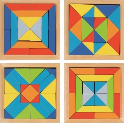 Drvena mozaička Svijet oblika