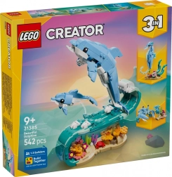 Lego creator 3-u-1 morska stvorenja: veličanstveni dupin