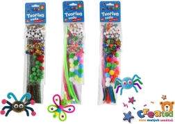 Kreativni set za djecu – 5 vrsta u vrećici 8 × 38 cm