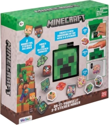 Minecraft 3D proizvođač naljepnica Creeper