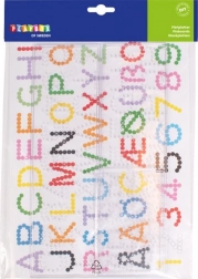 Podlošci za glačanje perlica PLAYBOX - slova i brojevi