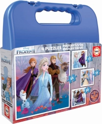 Educa puzzle u koferiću Frozen 2, 4u1 (12, 16, 20, 25 dijelova)