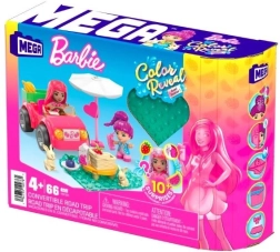 Konstruktor Barbie Color Reveal ružičasti kabriolet s piknikom