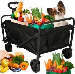 Sklopiva turistička prijenosna kolica za kupovinu s okretnim kotačima i teleskopskom ručkom