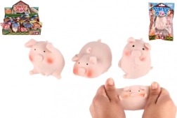 Elastično silikonsko antistresno prasence 6 cm