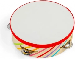 drvena tamburina BIGJIGS TOYS s duginim prugama