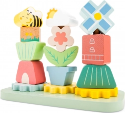 Drvena slagalica za slaganje Vjetrenjačina vrt