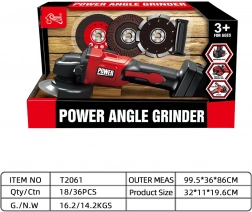 Interaktivna dječja akumulatorska brusilica za djecu 3+ s sigurnim diskom i tri zamjenjiva diska