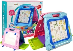 Obostrana dječja crtaća ploča s magnetom i flomasterima