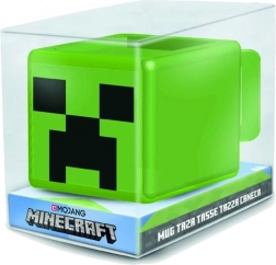 Licencirana 3D šalica MINECRAFT Creeper 440 ml