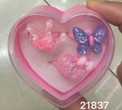 Set prstenova s glitterom 3 kom