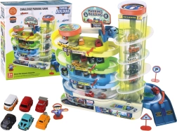 Interaktivni višerazinska parkirna garaža za autiće sa svjetlima i zvukovima