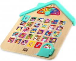 drvena glazbena kućica s abecedom cz/sk