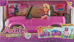 Lutka s autom 30 cm