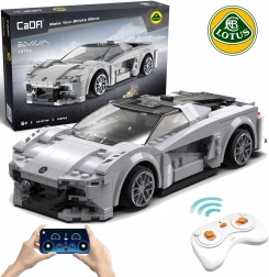 Konstrukcijski set CaDA RC sportski automobil LOTUS Evija, siva, 308 dijelova, Dual Mode
