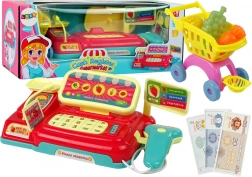 Dječja blagajna s košaricom za kupovinu i skenerom