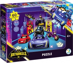Puzzle DODO Batwheels: Noćna Vožnja 60 Dijelova