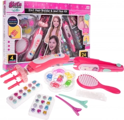 Set za pletenje pletenica s bižuterijom