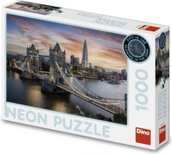 Neonske puzzle Sumrak nad Tower Bridgeom 1000 dijelova