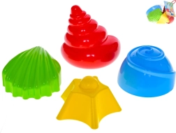 Set kalupa za pijesak – školjkice 7–9 cm, 4 kom