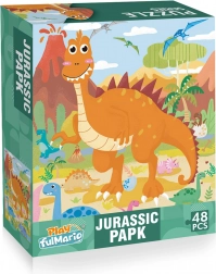 Puzzle s dinosaurima 48 dijelova 60 × 44 cm