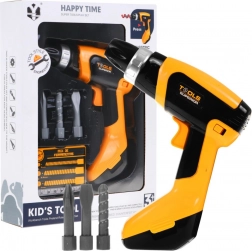 Dječja električna bušilica s realističnim zvukovima i rotirajućim svrdlom za djecu 3+