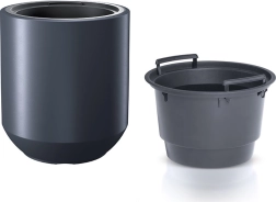 Lončanica s uloškom HEOS, antracit, promjer 39 cm