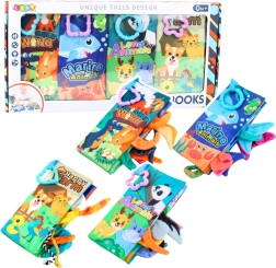 Mekane šarene senzoričke knjige za bebe 4 kom