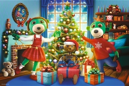 Puzzle s Treflíkima zimi