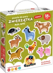 CzuCzu puzzle parovi – životinje na farmi (18+ mjeseci)