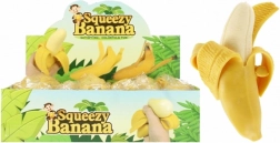 Stiskljiva banana antistres igračka 14 cm