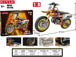 Motor cross building set – 475 pieces