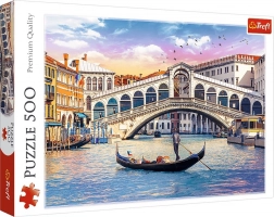 Puzzle od 500 dijelova Most Rialto Venecija