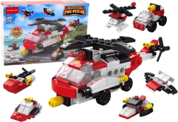 Konstrukcijski set helikopter 6u1 – kreativni DIY set, 117 dijelova