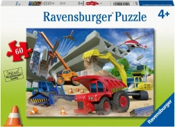Ravensburger puzzle Građevinski strojevi 60 dijelova