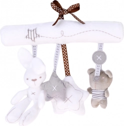 Meka viseća igračka za kolica i krevetić sa zvukovima i melodijom