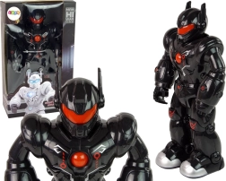 Interaktivni crni robot sa svjetlima i zvukovima