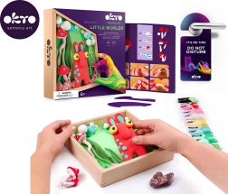 okto modeliranje – mali svijet u okviru vilenjak 21 × 21 cm