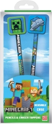Set olovaka MINECRAFT s topperima, 2 kom