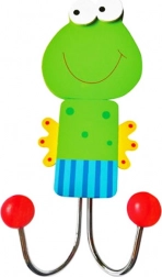 drveni vješalica žaba