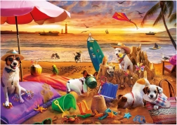 Puzzle Educa Psi na Plaži 1000 Dijelova