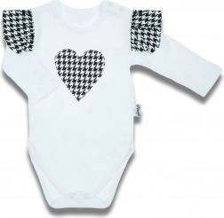 Pamučni dječji bodi s dugim rukavima Nicol Viki