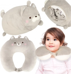 Čarobni putni jastučić 2u1 kifla maskota mačka